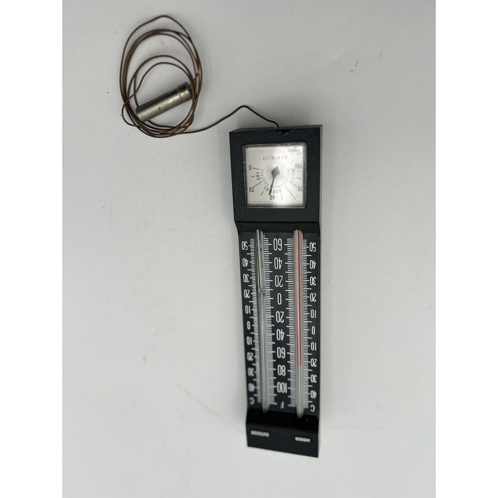 Vintage Taylor Indoor Outdoor Thermometer W/ Humidity‎